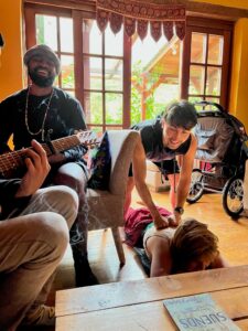 Cuchi and AJ Jamming